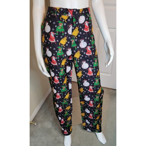 You Look Ugly Today Christmas 2 Piece Suit Dancing Santa Elves Snowman Men Sze L - Picture 4 of 9